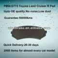 D773 alta qualidade cerâmica freio pad para Toyota Land Cruiser
